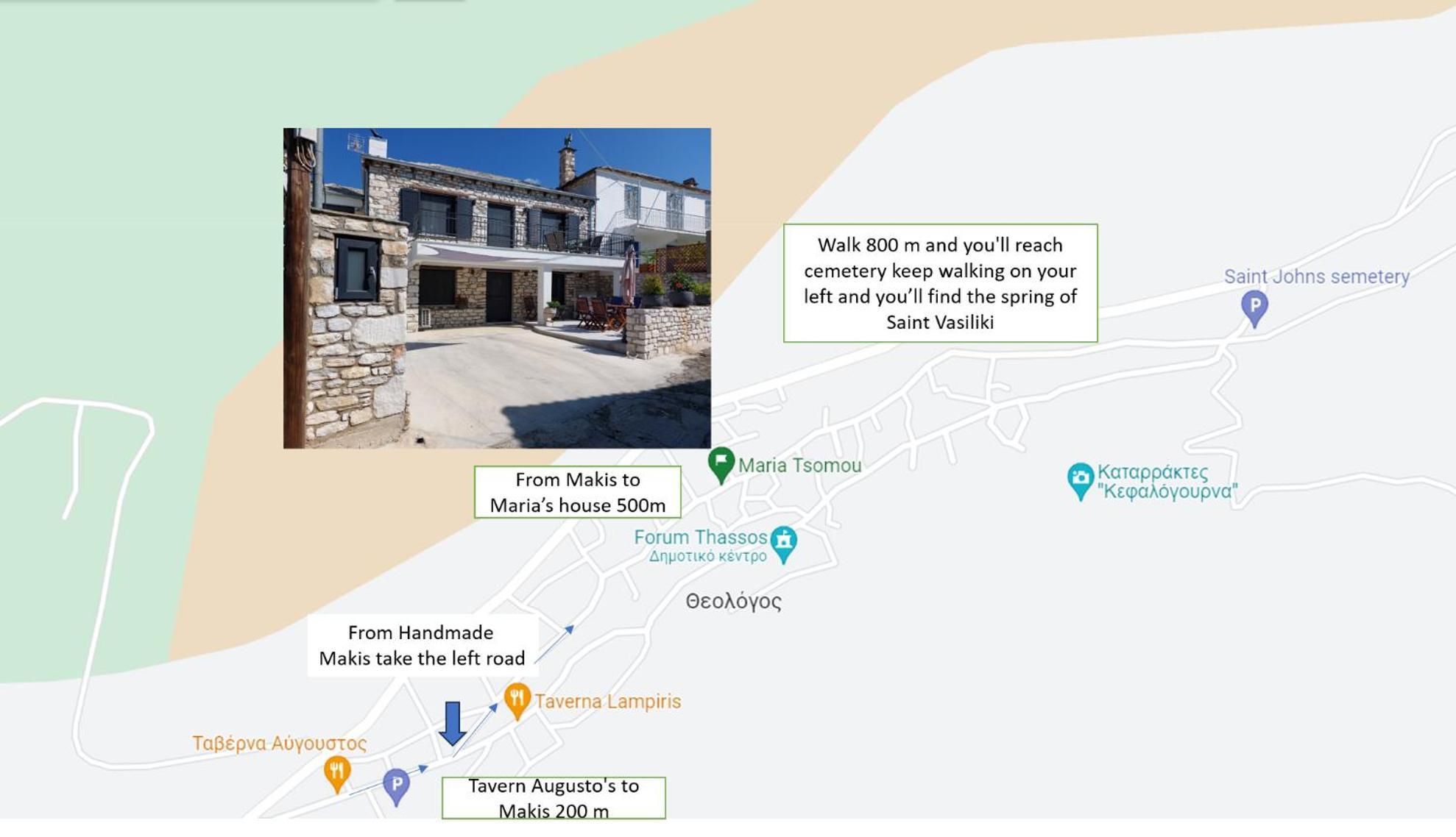 Maria Tsomou Villa Theologos  Exterior photo
